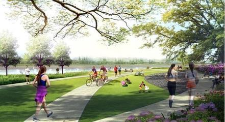 未來新津河道濕地華麗變身 顏值與技術開發的雙重升級